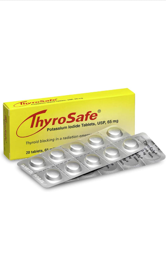 65mg Potassium Iodide Tablets (20 Pack)